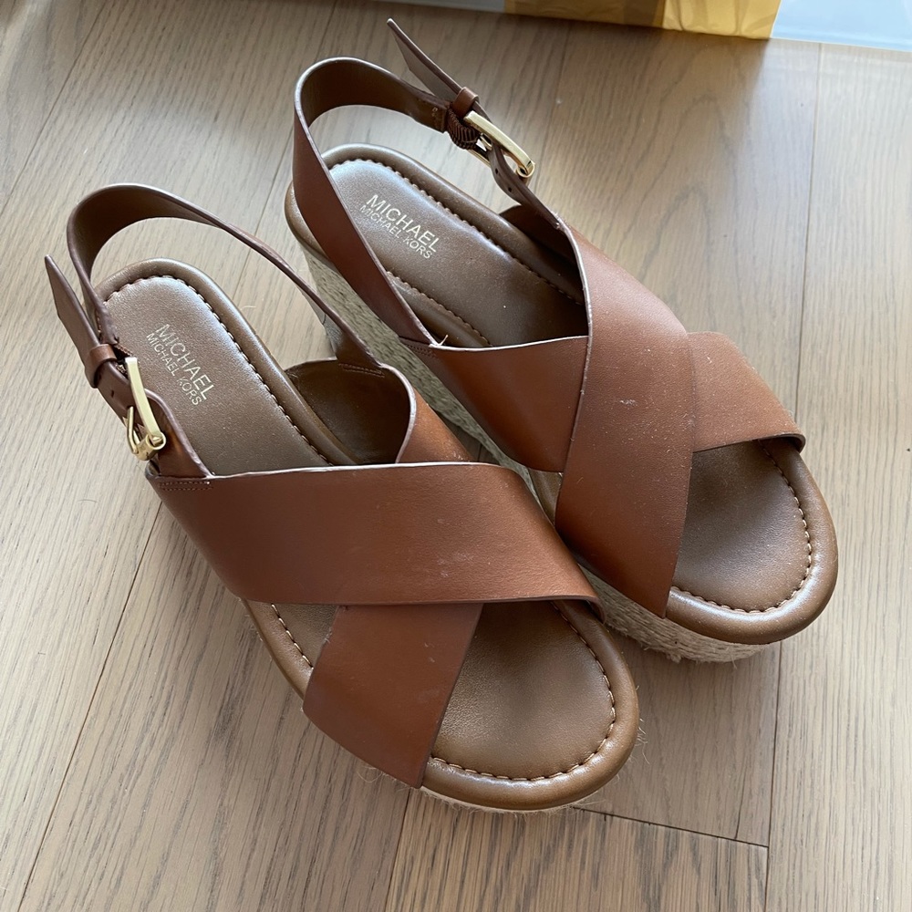 Michael Kors Jodi Mid Espadrille Wedges